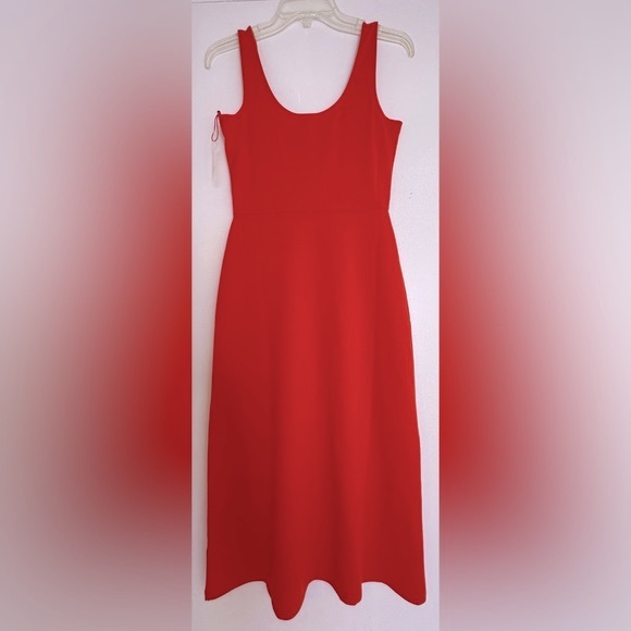 NWT Open Edit Scoop Neck Midi Dress, Size Small - Picture 7 of 10